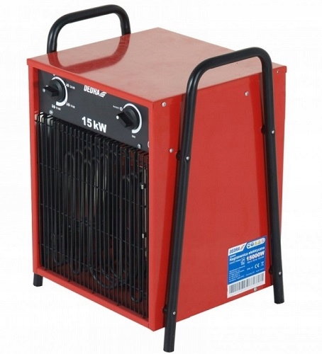 ELEKTRICKÝ OHRIEVAČ FARELKA OHRIEVAČ 15 kW ČERVENÁ DEDRA DED9925
